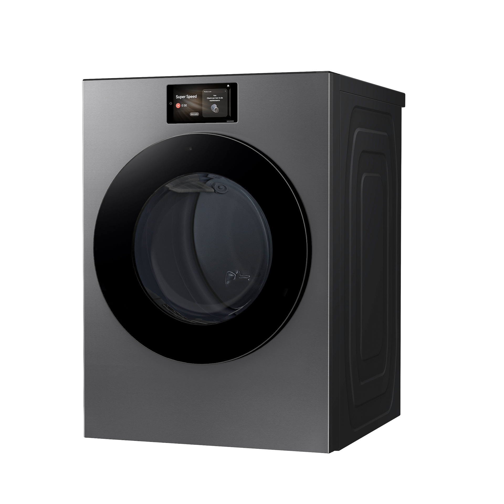 [7.6 cú. ft~. Bésp~óké Á~Í Últ~rá Cá~pácí~tý Fr~óñt L~óád É~léct~ríc D~rýér~ wíth~ ÁÍ Hó~mé áñ~d ÁÍ Ó~ptíD~rý+ íñ~ Dárk~ Stéé~l Dár~k Sté~él]