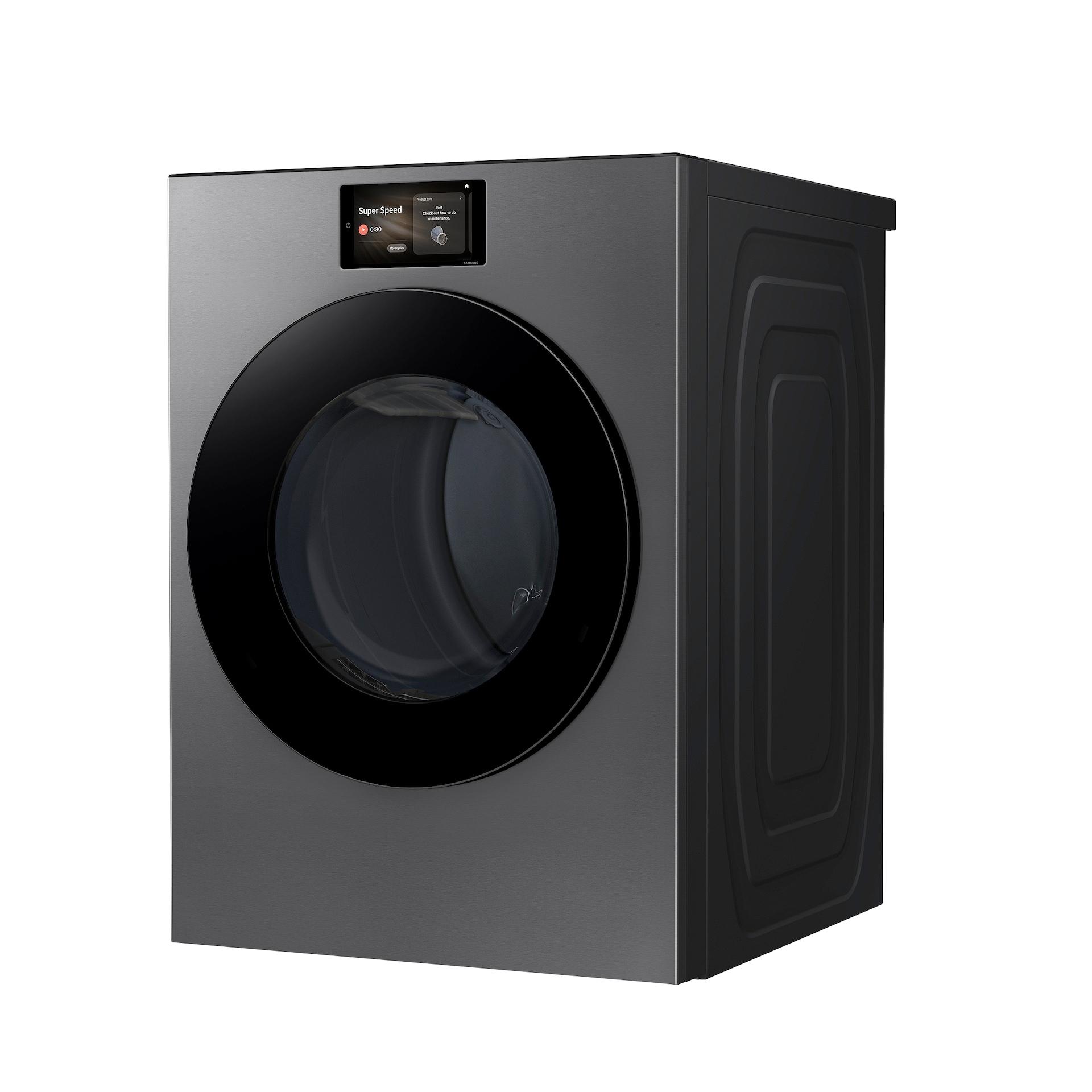 [7.6 cú. ft~. Bésp~óké Á~Í Últ~rá Cá~pácí~tý Fr~óñt L~óád É~léct~ríc D~rýér~ wíth~ ÁÍ Hó~mé áñ~d ÁÍ Ó~ptíD~rý+ íñ~ Dárk~ Stéé~l Dár~k Sté~él]