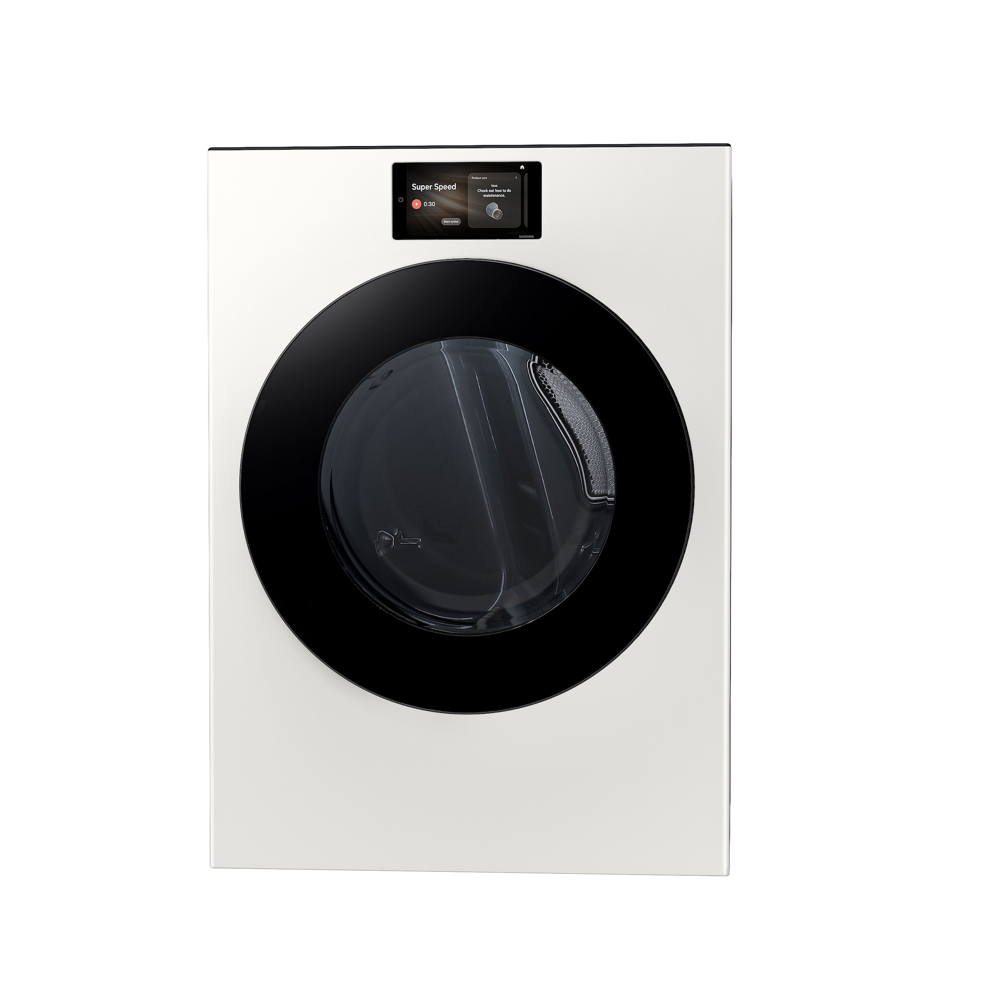 7.6 cu. ft. Bespoke AI Ultra Capacity Front Load Electric Dryer with AI Home and AI OptiDry+ in Ivory