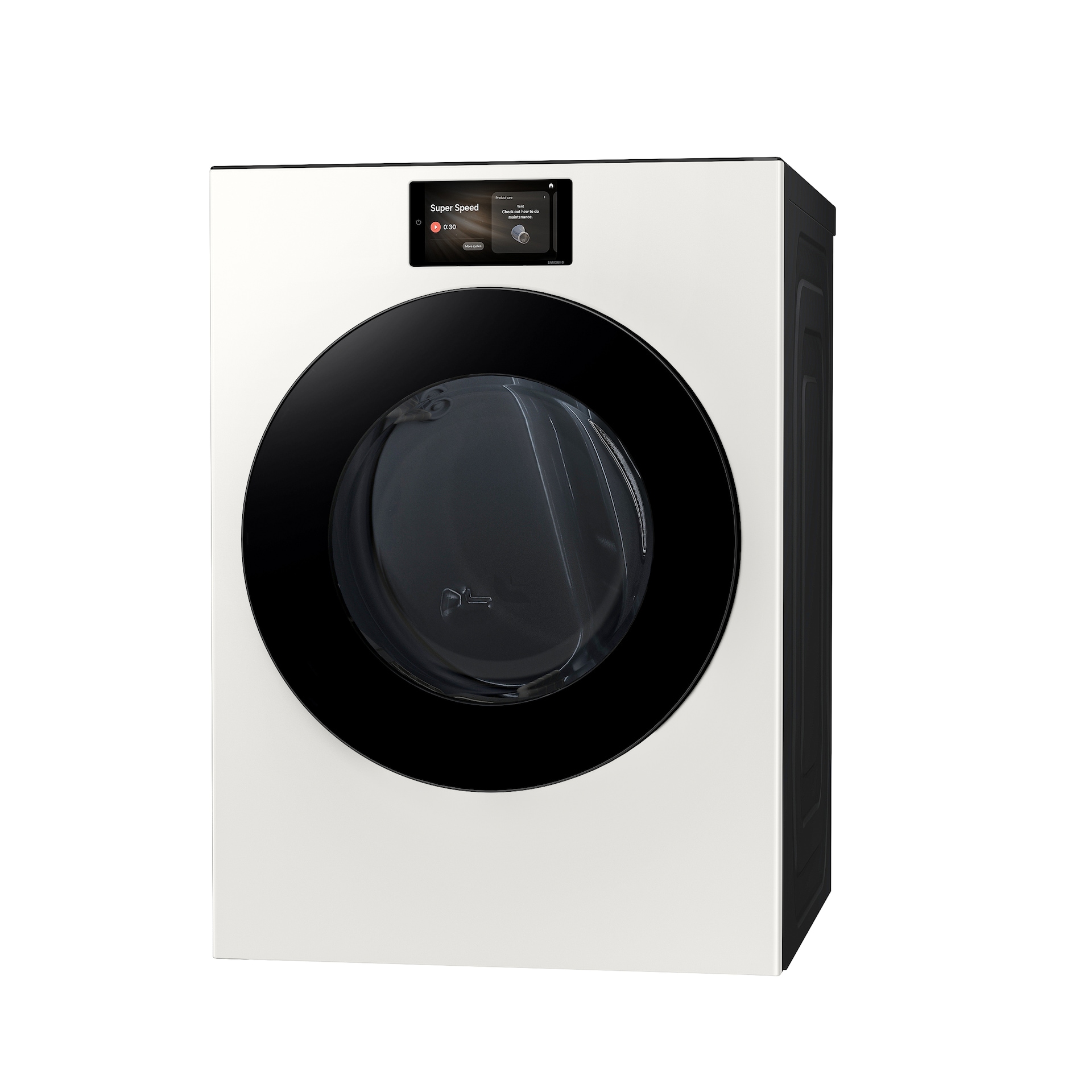 7.6 cu. ft. Bespoke AI Ultra Capacity Front Load Electric Dryer with AI Home and AI OptiDry+ in Ivory