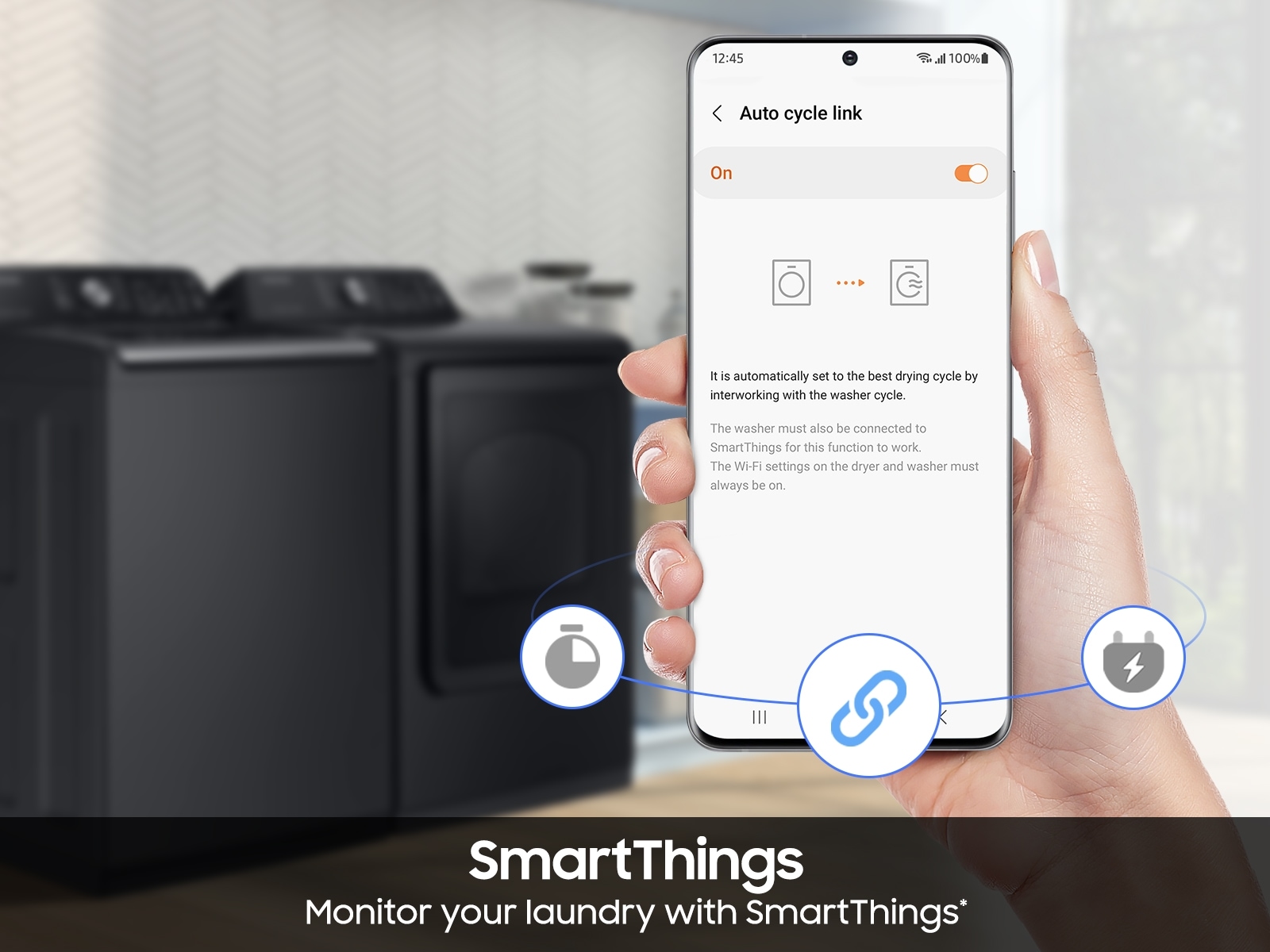 7.4 cu. ft. Smart Electric Dryer with Sensor Dry in Brushed Black