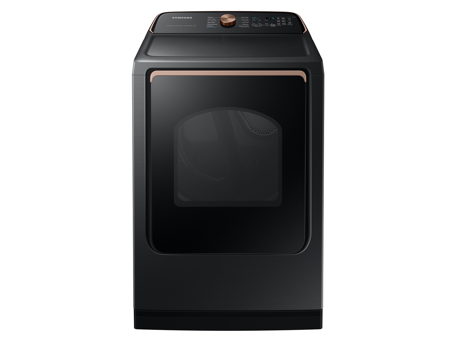 7.4 cu. ft. Smart Electric Dryer with Pet Care Dry and Steam Sanitize+ in Brushed Black