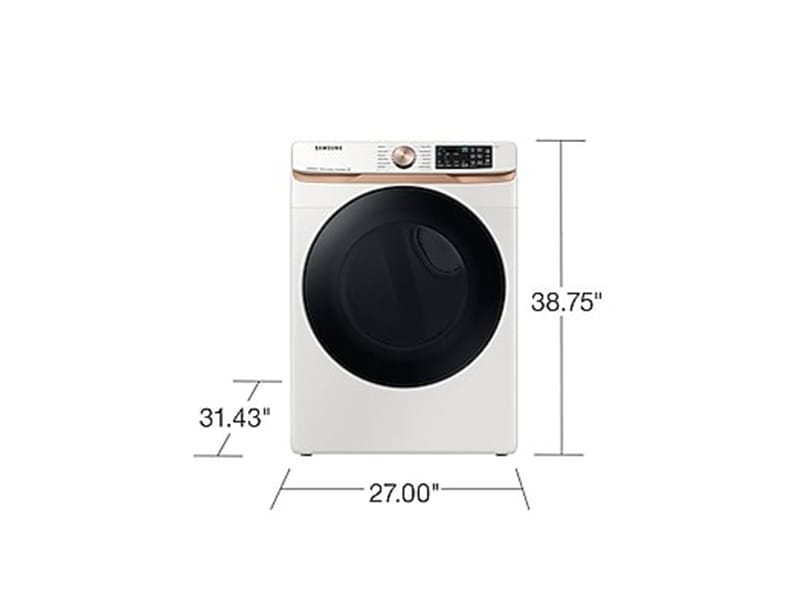 Thumbnail image of 7.5 cu. ft. Smart Gas Dryer with Steam Sanitize+ and Sensor Dry in Ivory