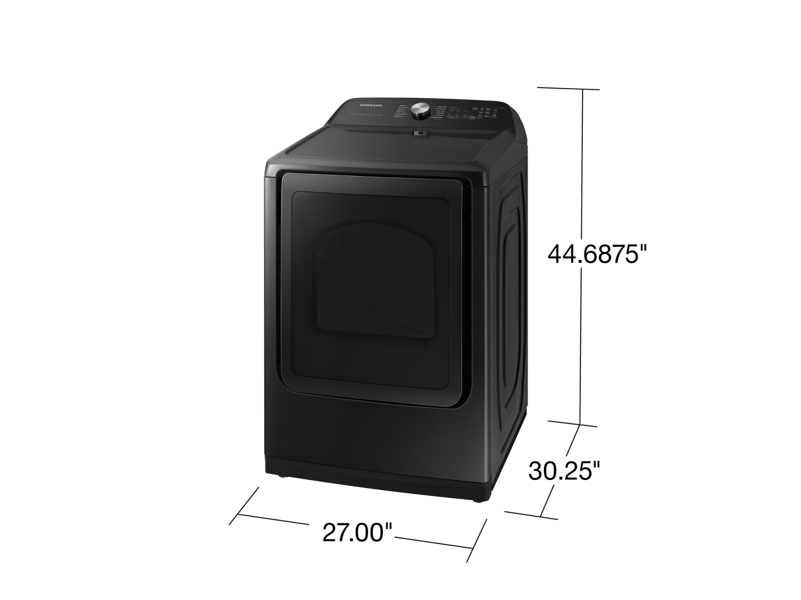 Thumbnail image of 7.4 cu. ft. Smart Gas Dryer with Steam Sanitize+ in Brushed Black
