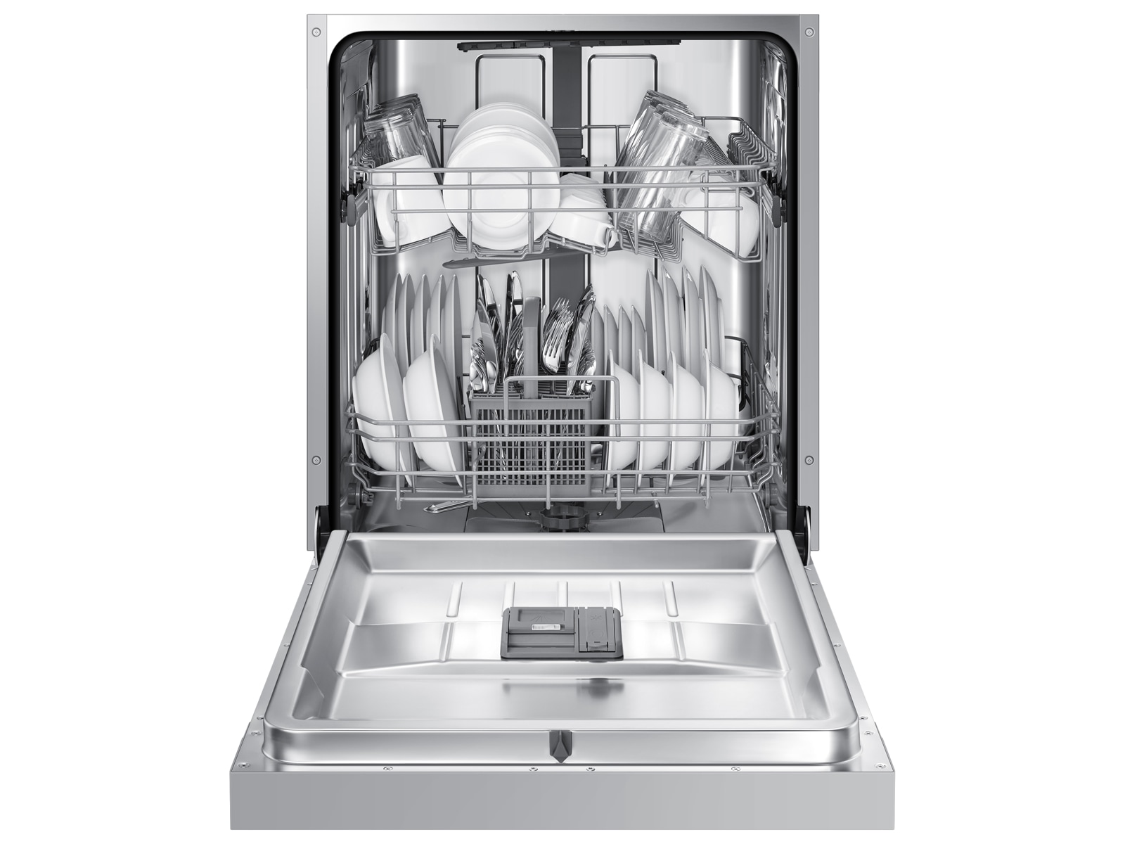 Front Control 52 dBA ADA Dishwasher Silver