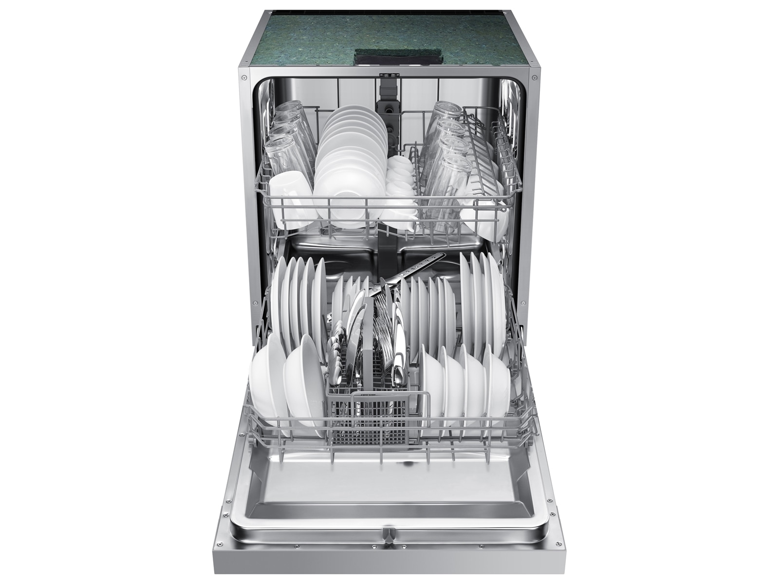 Front Control 52 dBA ADA Dishwasher Silver