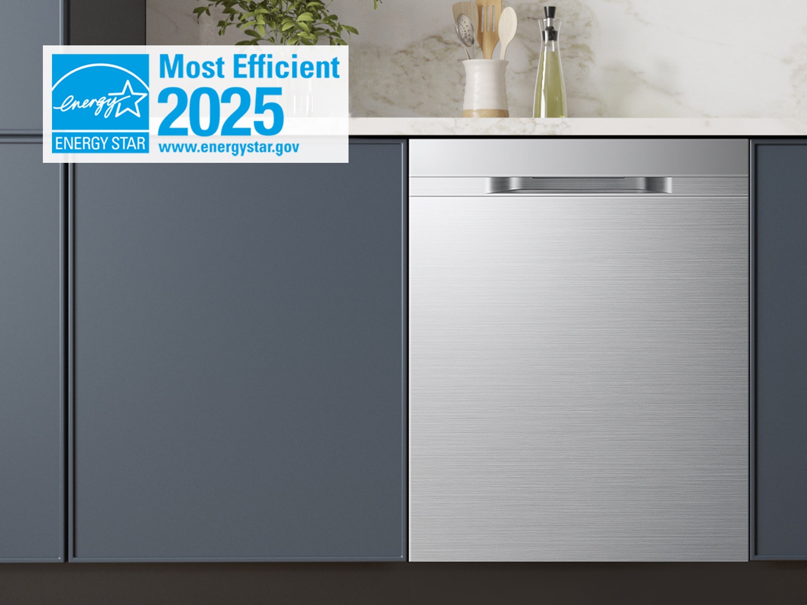 Energy Star Most Efficient for 48dBA Dishwasher with 3rd Rack and AutoRelease Door Drying