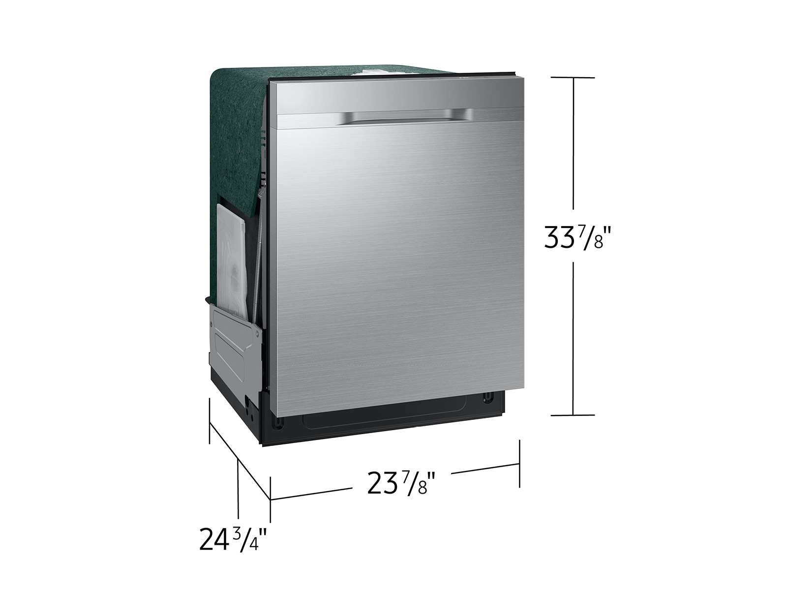 Product Dimensions for 48dBA Dishwasher with 3rd Rack and AutoRelease Door Drying