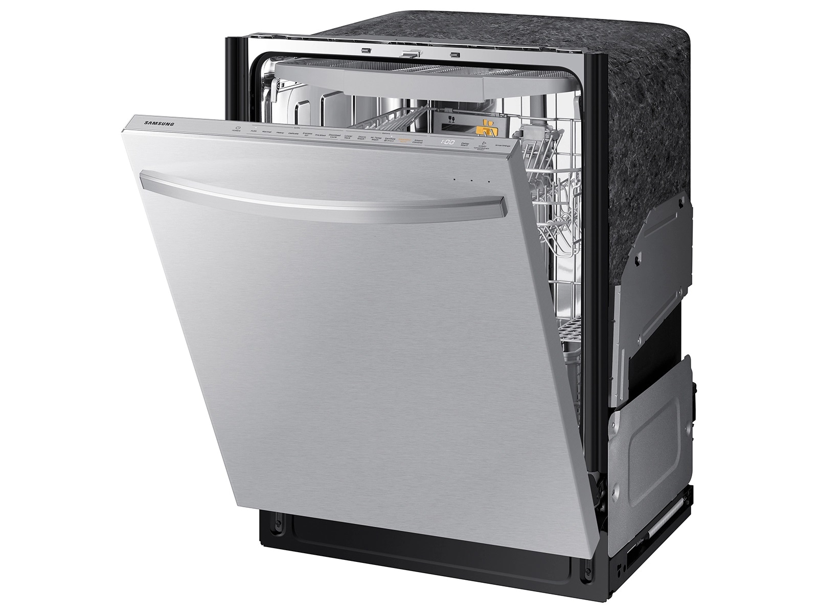 AutoRelease Smart 42dBA Dishwasher with StormWash+™ and Smart Dry Front-Open Silver 