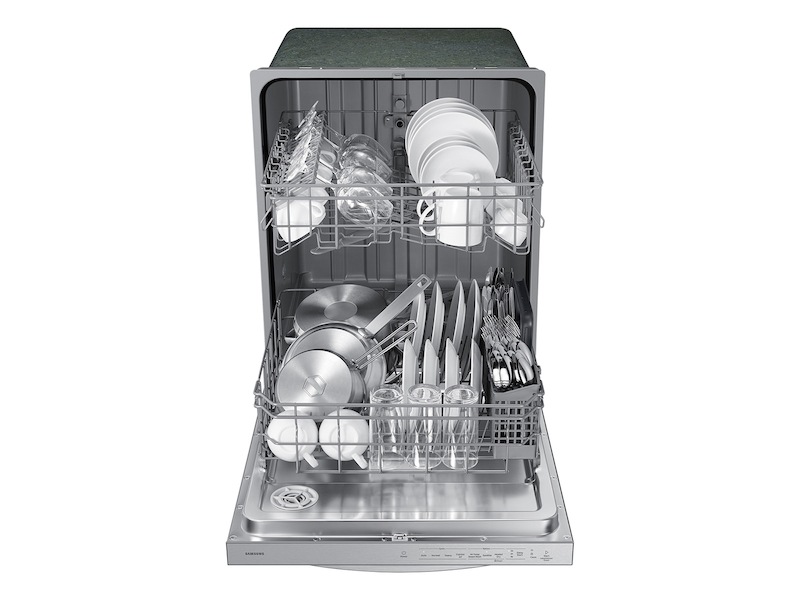 Fingerprint Resistant 53 dBA Dishwasher with Height-Adjustable Rack in Stainless Steel Silver