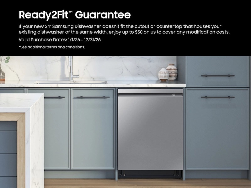 Fingerprint Resistant 53 dBA Dishwasher with Height-Adjustable Rack in Stainless Steel Stainless Steel