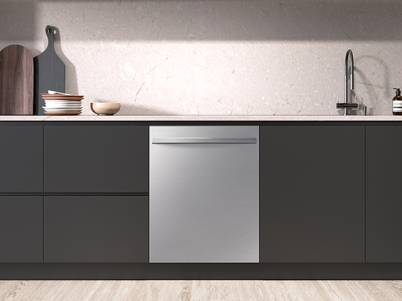 AutoRelease 51dBA Fingerprint Resistant Dishwasher with 3rd Rack in Stainless Steel Silver