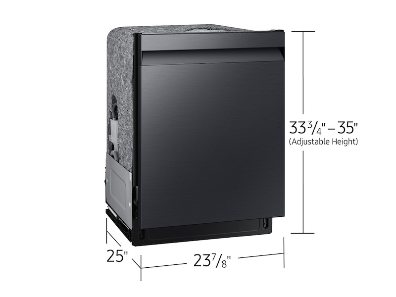 AutoRelease Smart 46dBA Dishwasher with StormWash™ Black