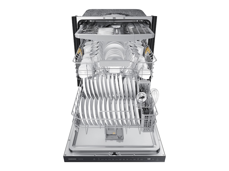 DW5000C Built In Dishwasher with BESPOKE Design and Energy Efficiency 3rd-Rack-Detail Black 