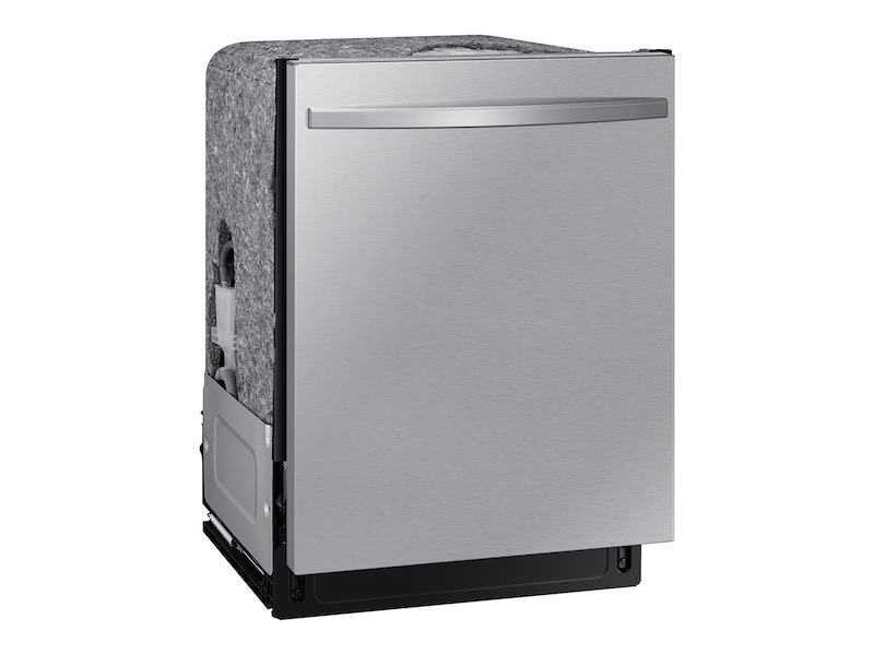DW5000C Built In Dishwasher with BESPOKE Design and Energy Efficiency Side-Perspective2 Silver 