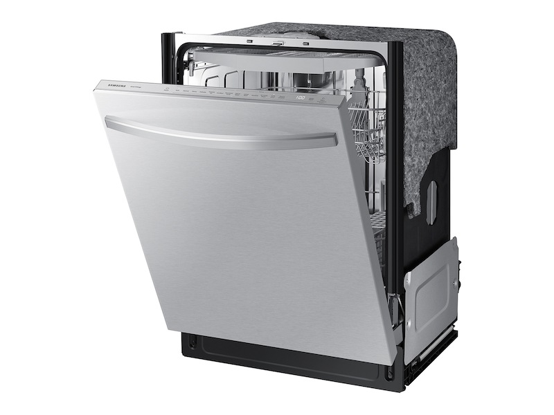 DW5000C Built In Dishwasher with BESPOKE Design and Energy Efficiency Tilted-Top-view3 Silver 