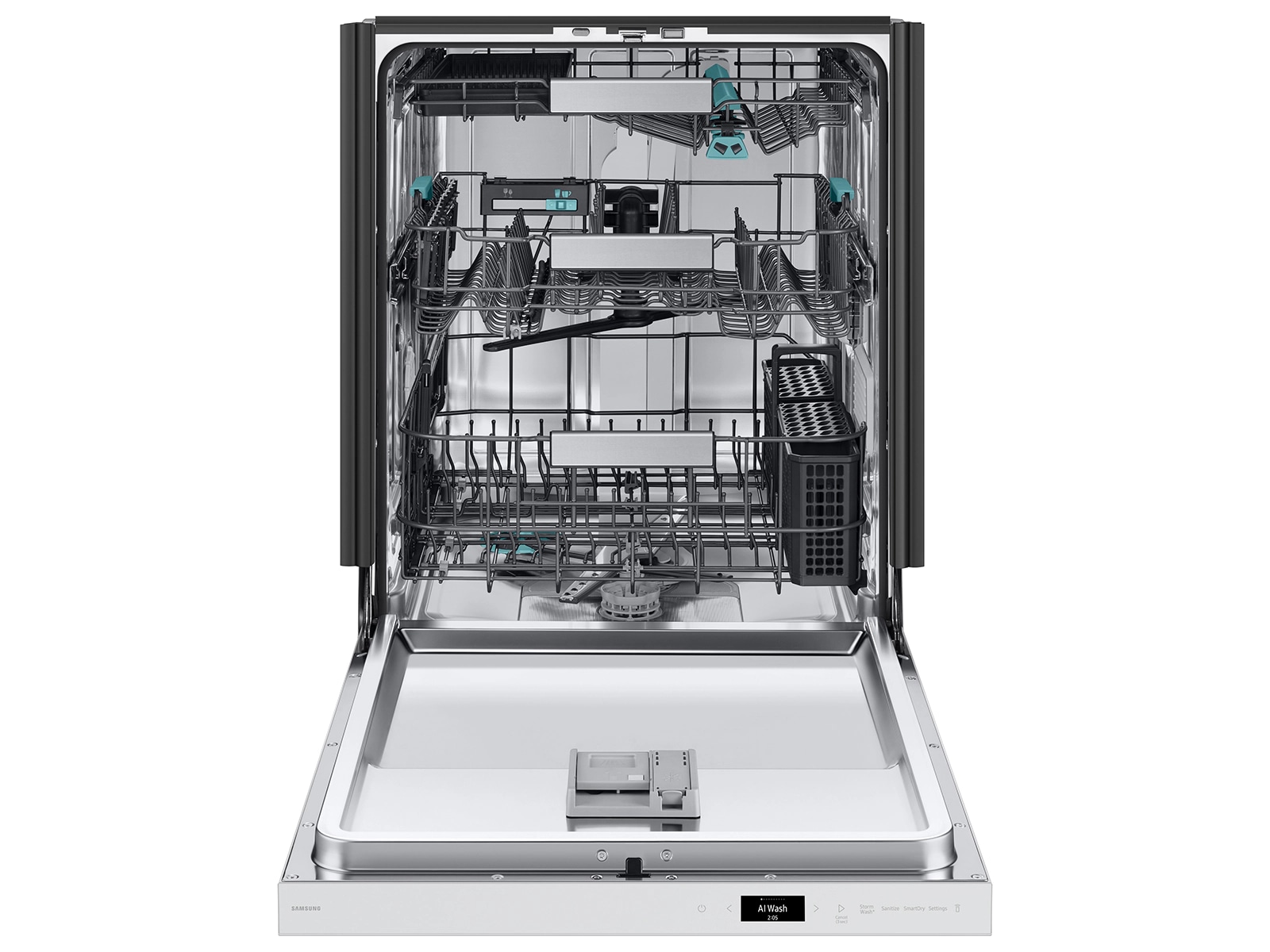 38 dBA Bespoke Smart Dishwasher with 3rd Rack Washing System White