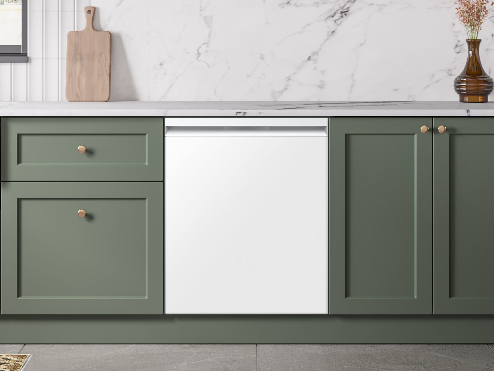 38 dBA Bespoke Smart Dishwasher with 3rd Rack Washing System White