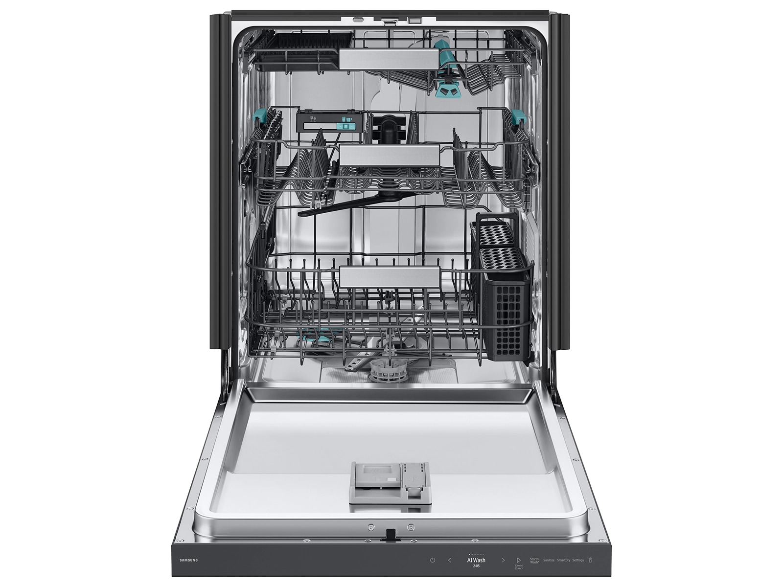 38 dBA Bespoke Smart Dishwasher with 3rd Rack Washing System Black