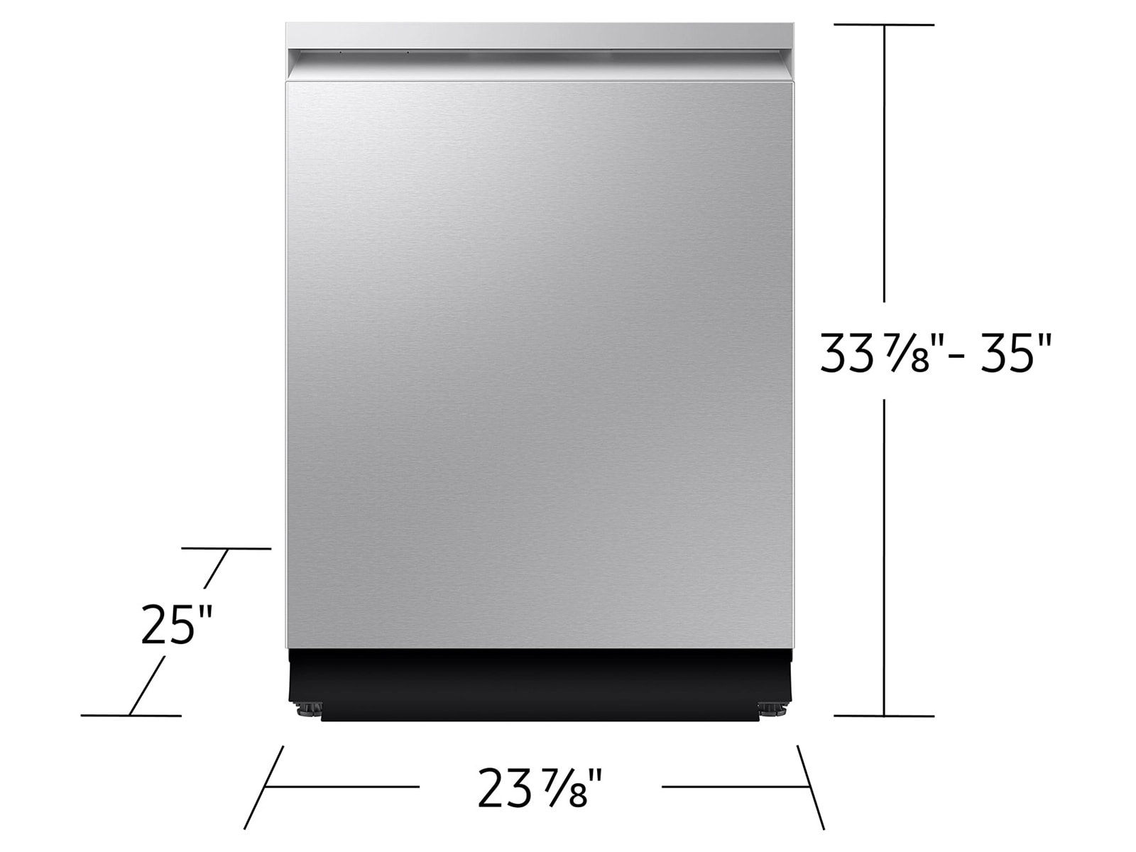 38 dBA Bespoke Smart Dishwasher with 3rd Rack Washing System Silver
