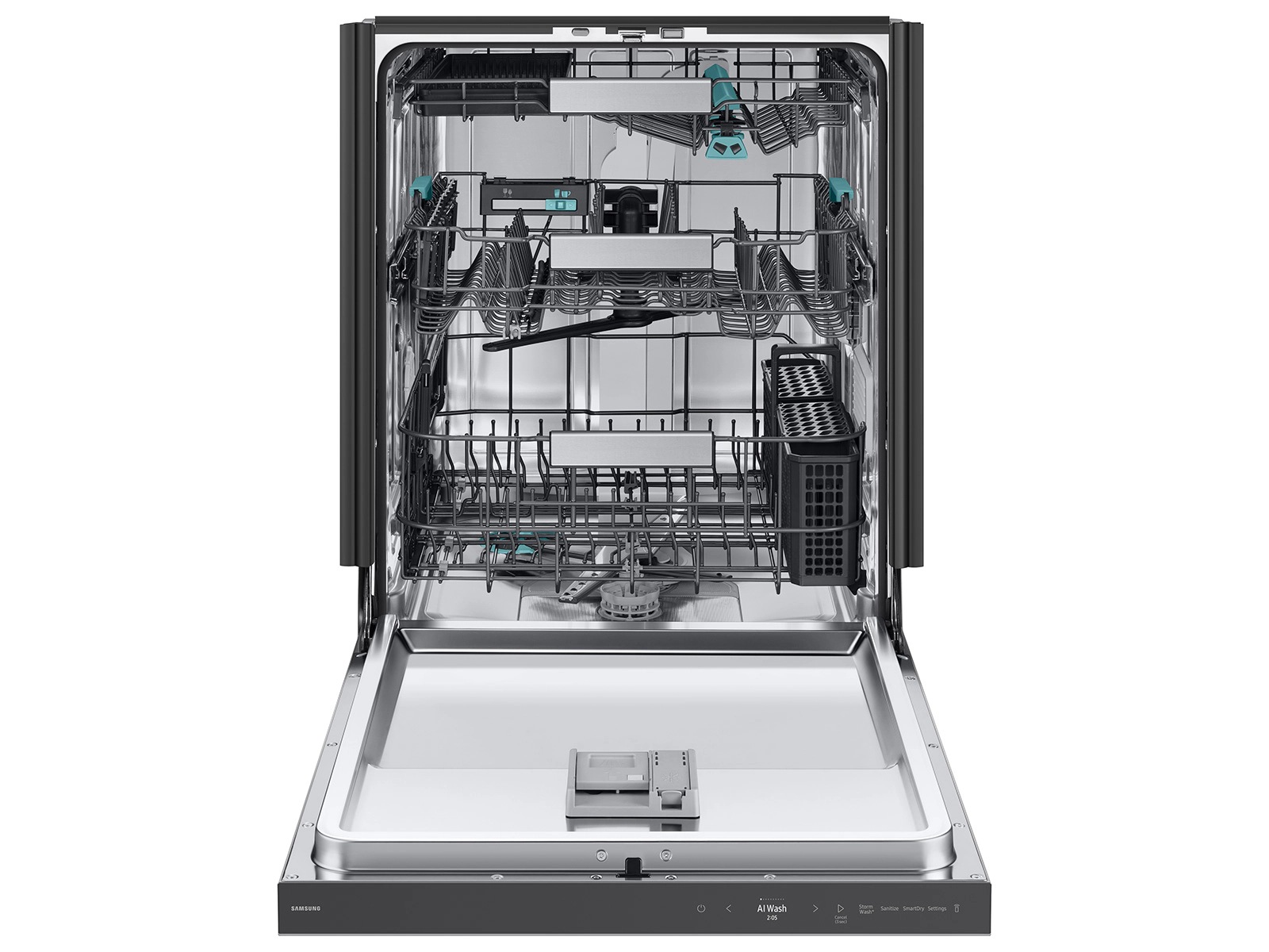38 dBA Bespoke Smart Dishwasher with 3rd Rack Washing System Silver