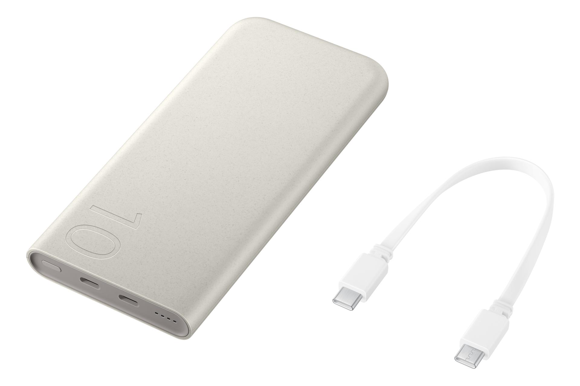 25W 10,000 mAh Battery Pack Set Beige 