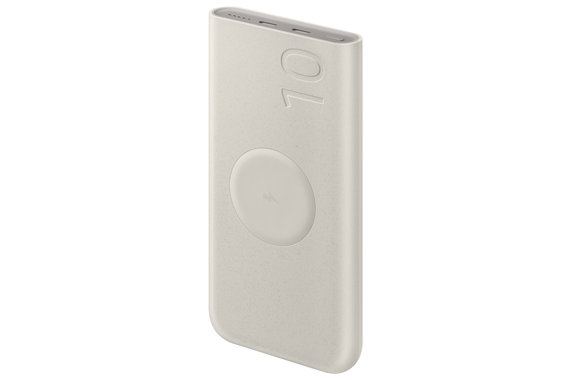 25W 10,000 mAh Wireless Battery Pack, Beige