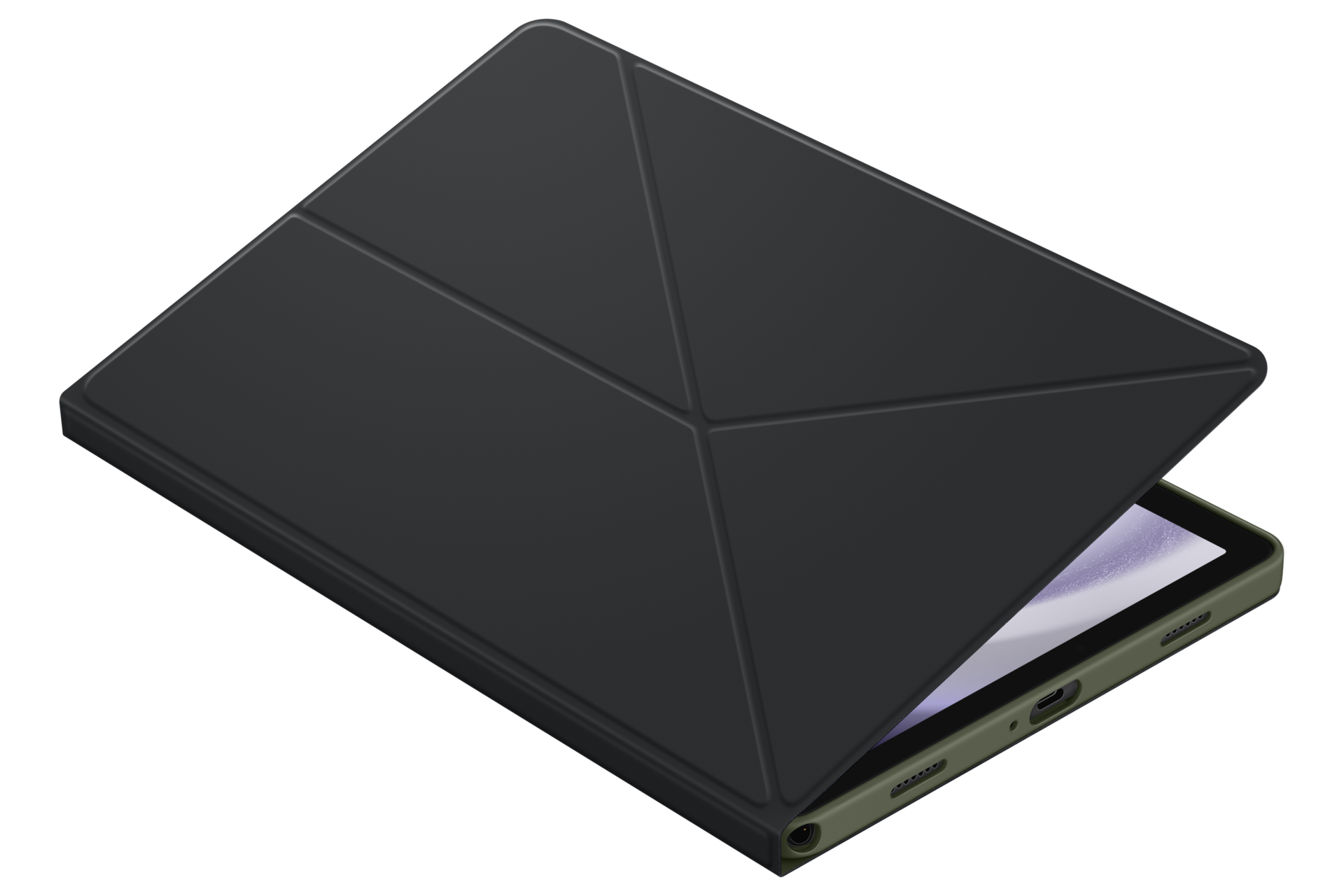 Galaxy Tab A9+ Book Cover Dynamic5 Black 