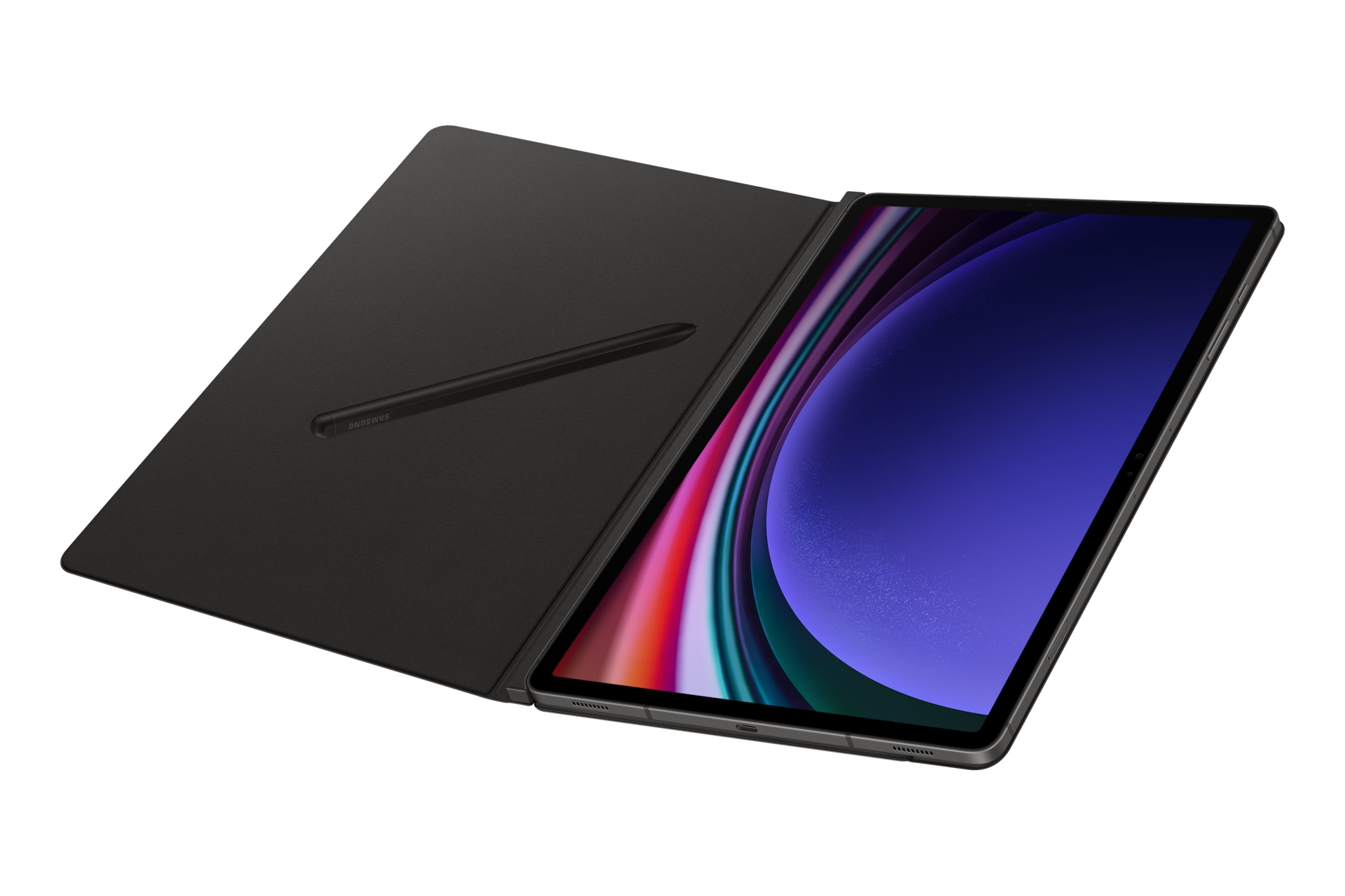 Smart Book Cover for Galaxy Tab S9+ / Tab S9 FE+ Dynamic5 Black 