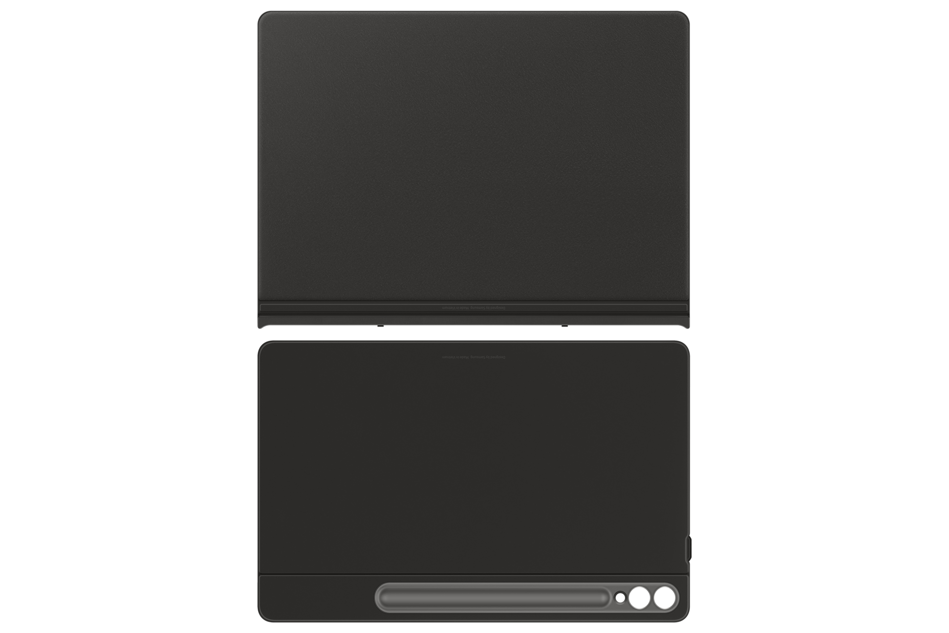 Smart Book Cover for Galaxy Tab S9+ / Tab S9 FE+ Front Black 
