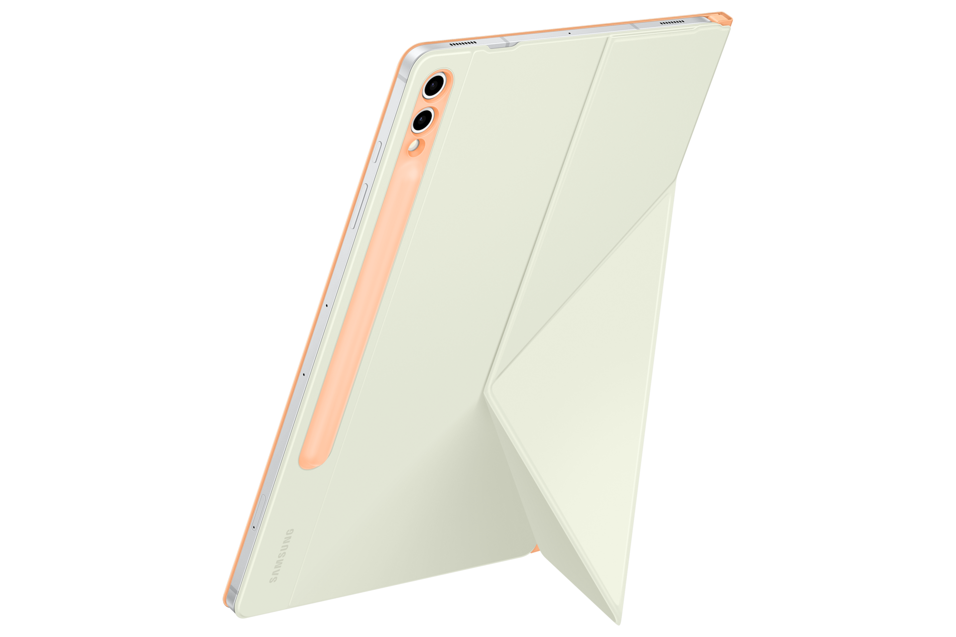 Smart Book Cover for Galaxy Tab S9+ / Tab S9 FE+ P-2-Way-Viewing Orange 