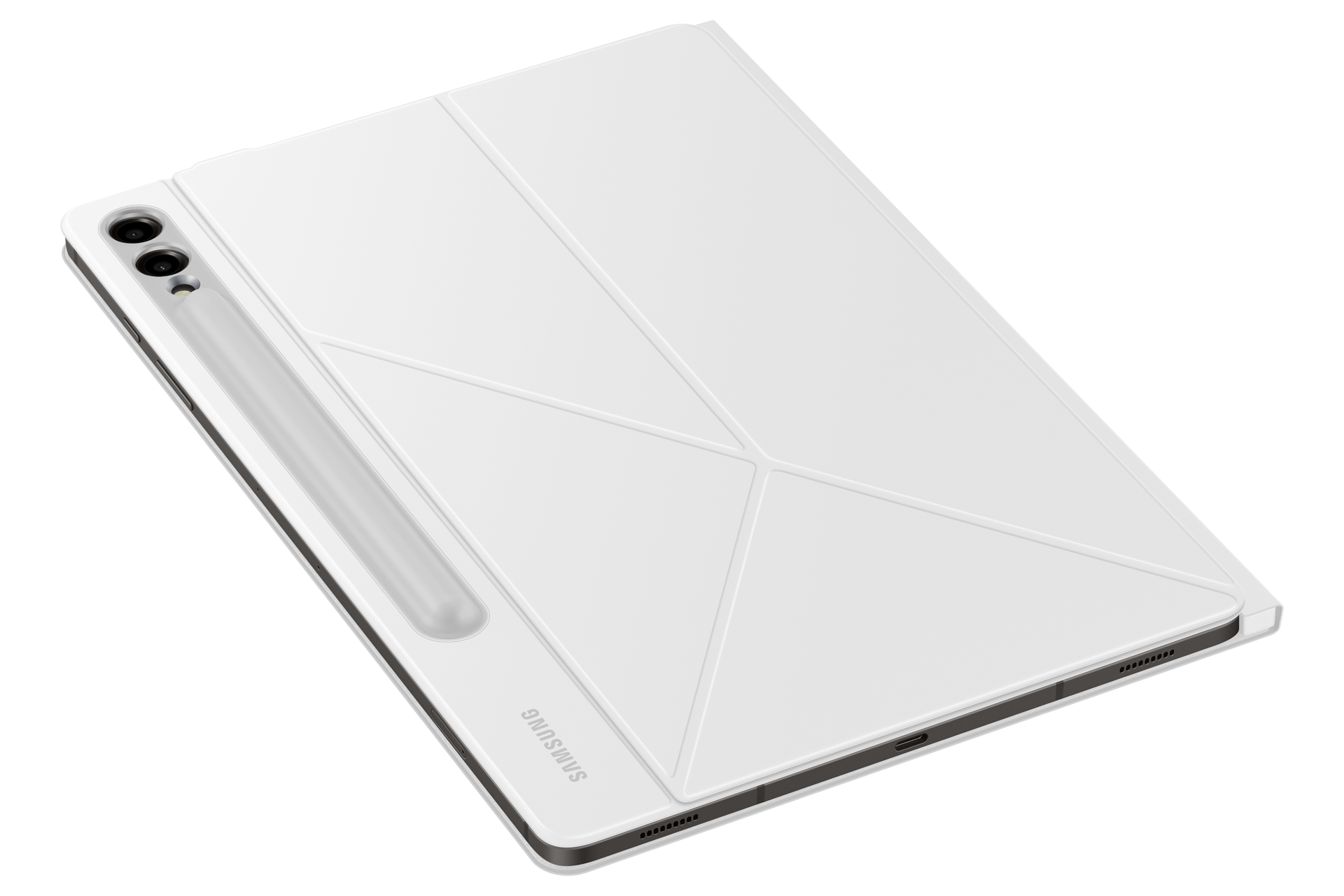 Smart Book Cover for Galaxy Tab S9+ / Tab S9 FE+ Dynamic1 White 