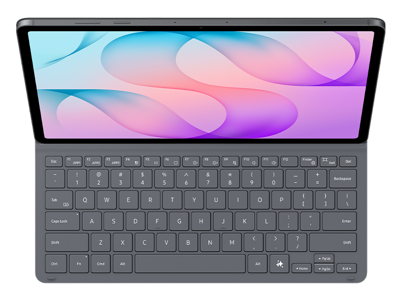 Galaxy Tab S12+ Book Cover Keyboard Slim Black