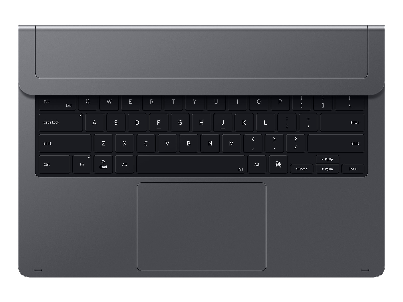 Tab S11 Ultra Pro Keyboard Gray - back