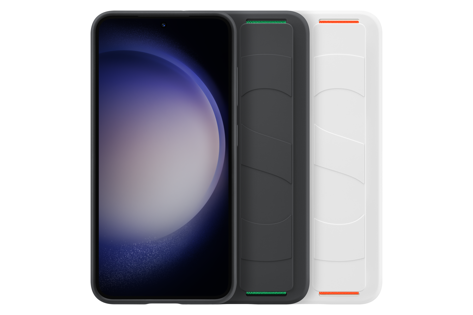 Galaxy S23 Silicone Grip Case Set-Cut Black 