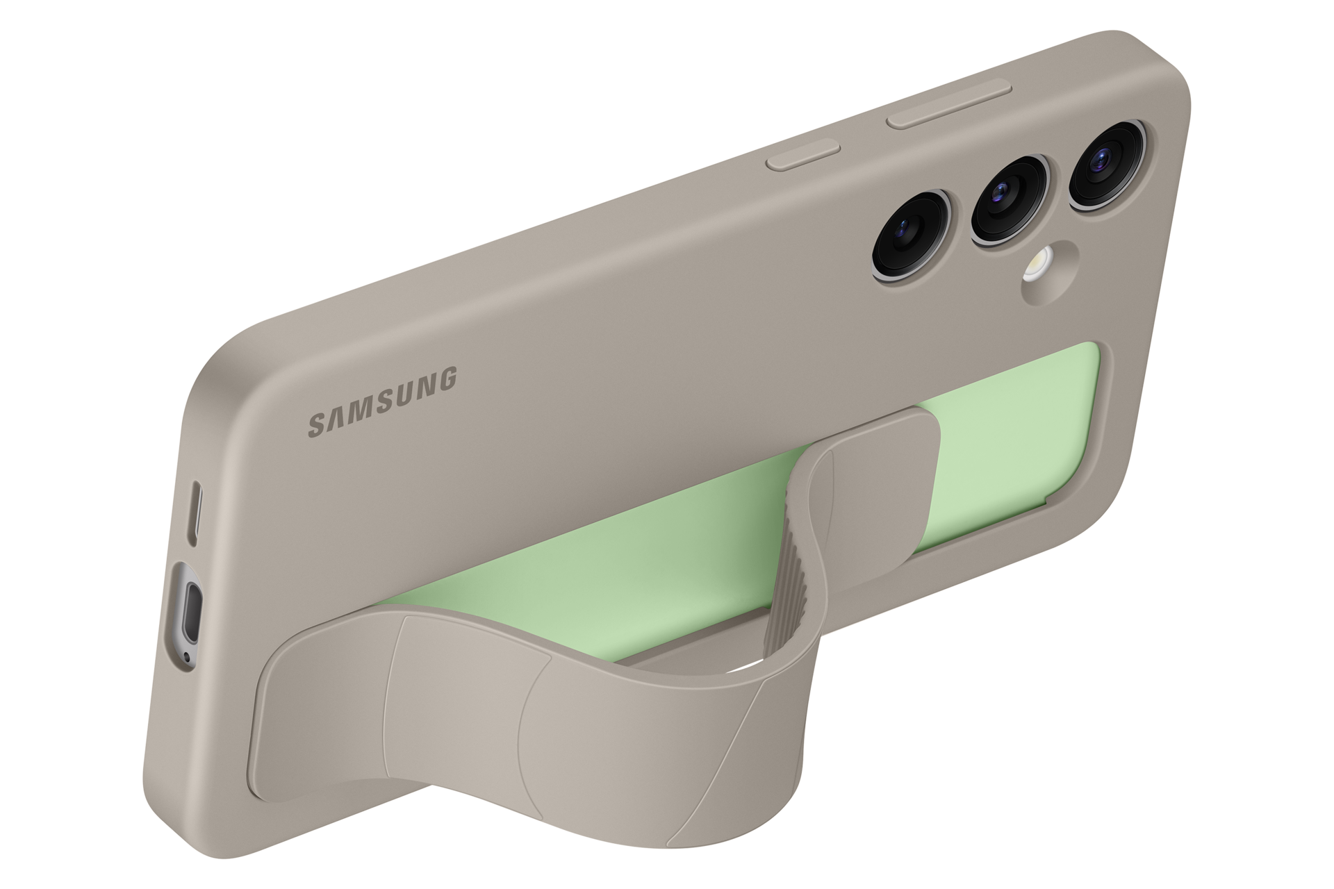 Galaxy S24+ Standing Grip Case, Taupe