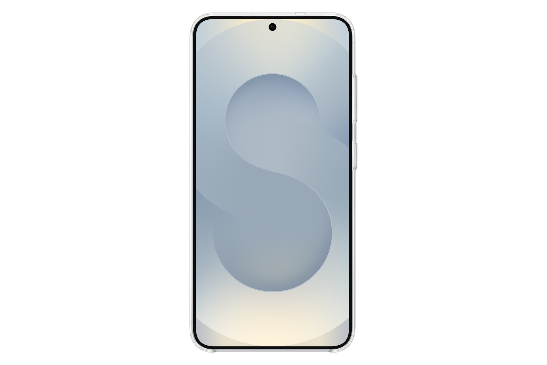 Galaxy S25 Standing Grip Case Back White 