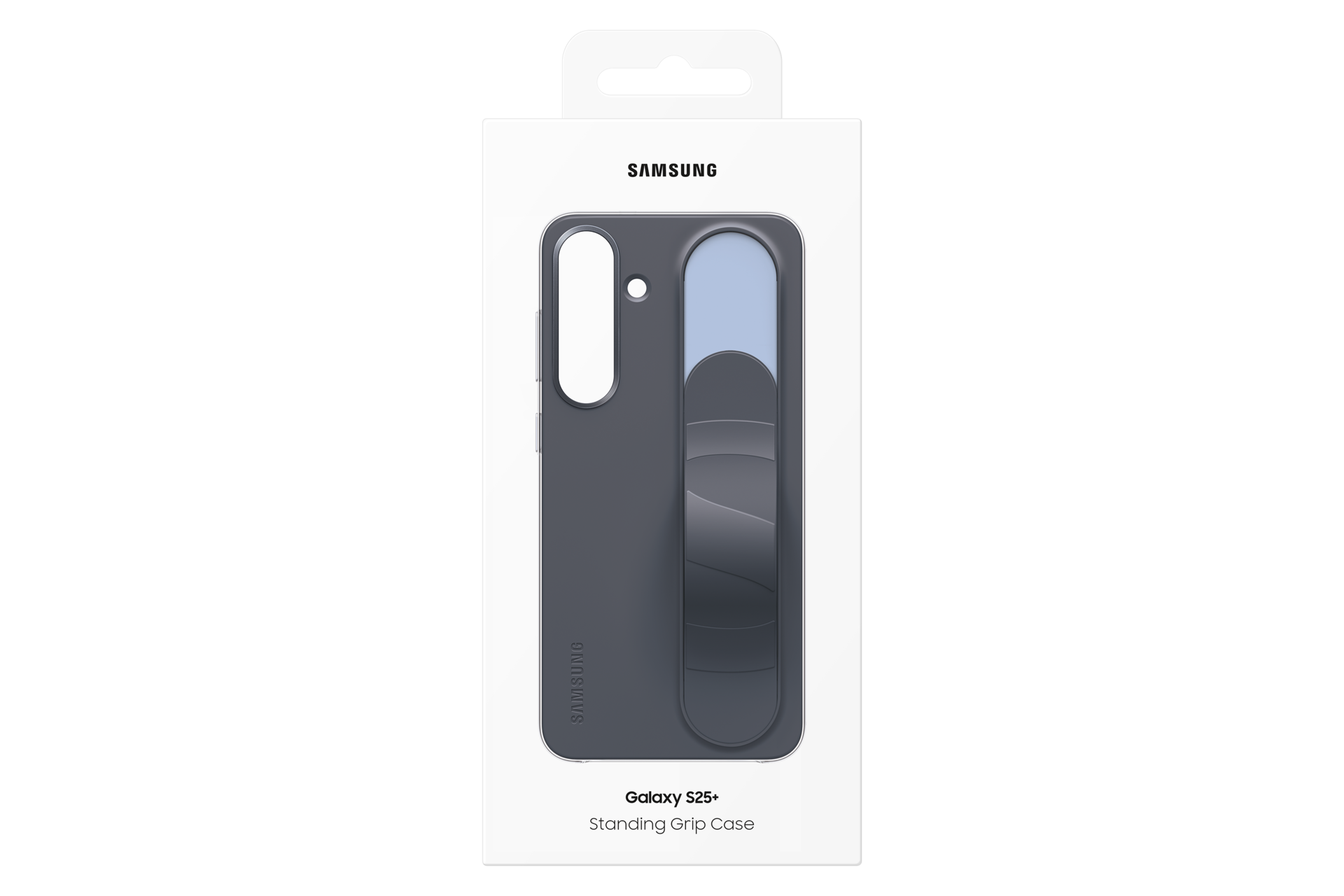 Galaxy S25+ Standing Grip Case, Black