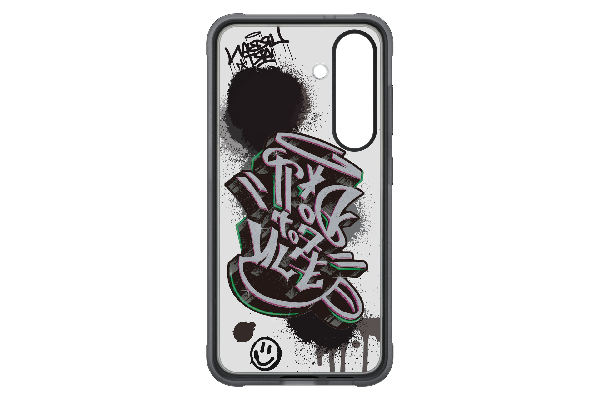 Galaxy S25 Flipsuit Case (Rugged) Back Black 