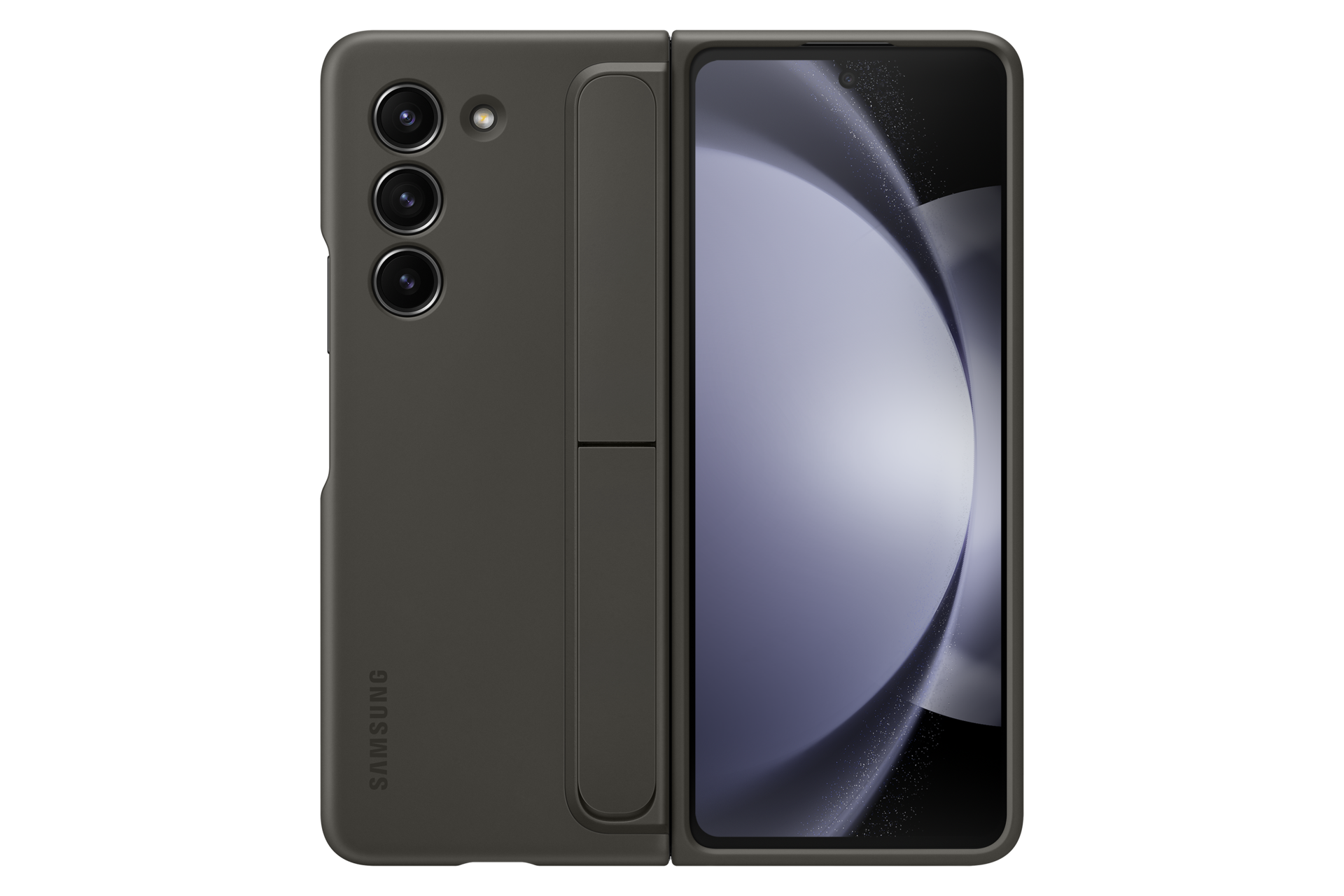 Galaxy Z Fold5 Standing Case with Strap, Graphite Mobile