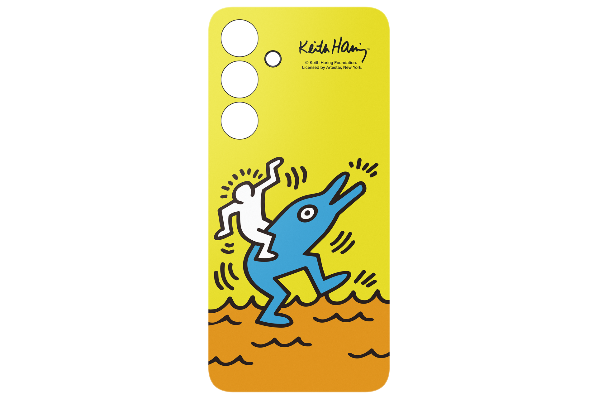 Galaxy S24 FE Flipsuit Case Front3 Yellow 