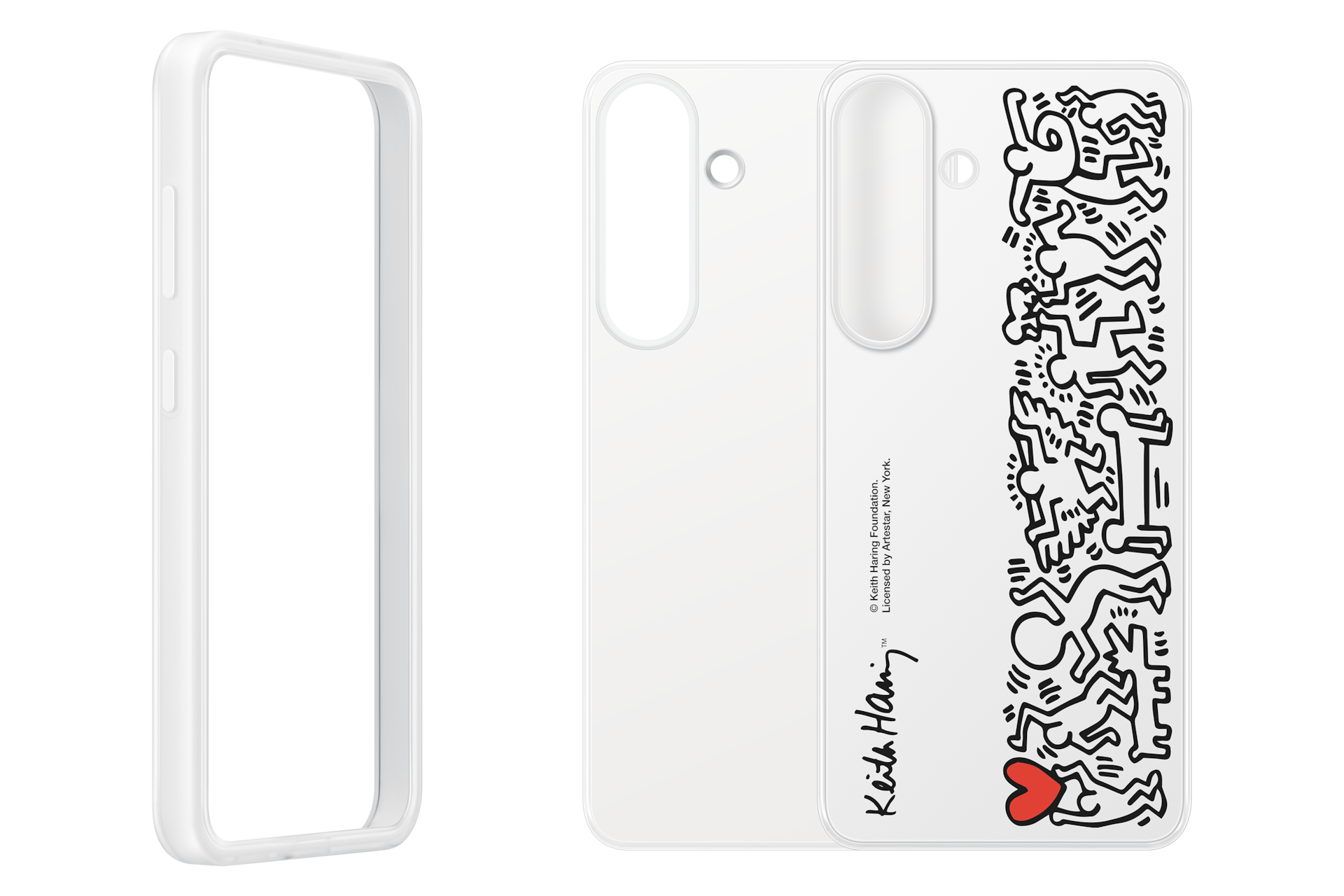 Galaxy S25 Flipsuit Case Set-Cut White 