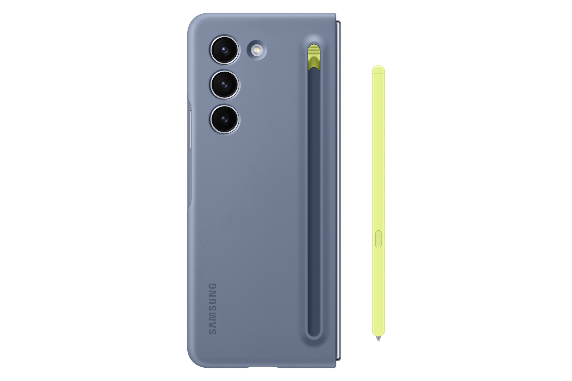 Galaxy Z Fold5 Slim S Pen Case Front-2 Icy Blue 