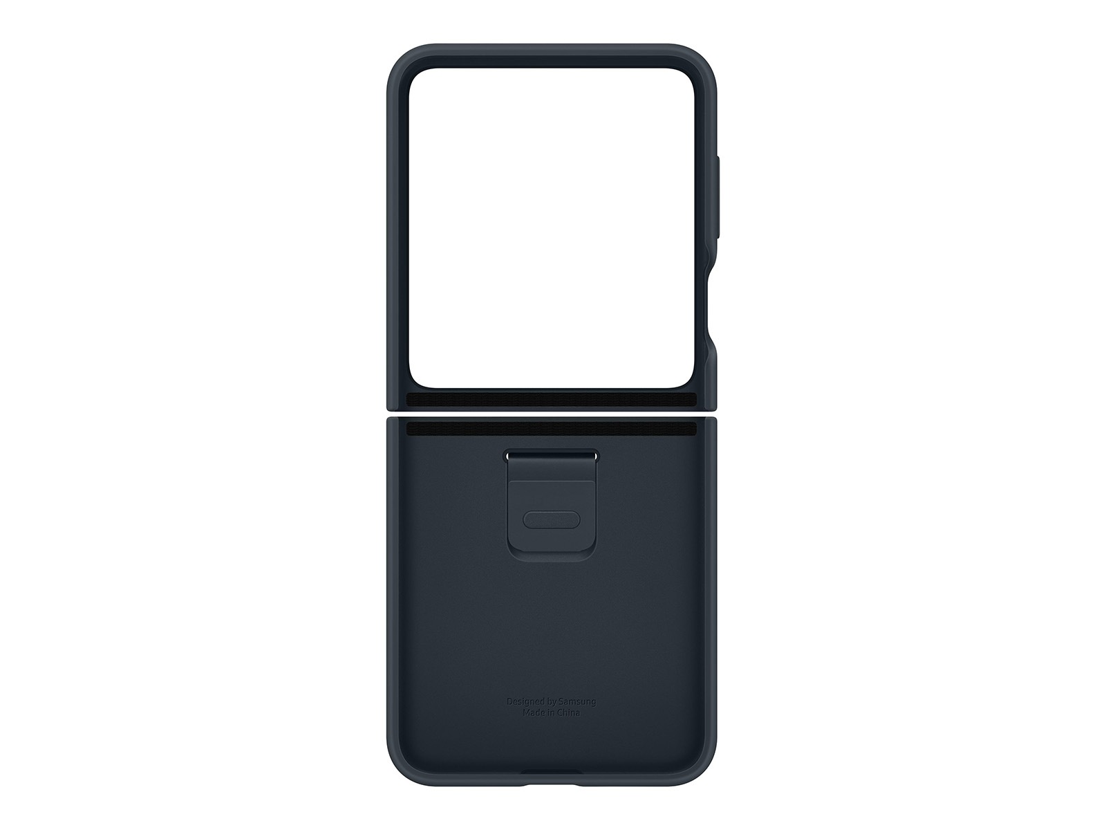 Galaxy Z Flip5 Silicone Case with Ring, Indigo