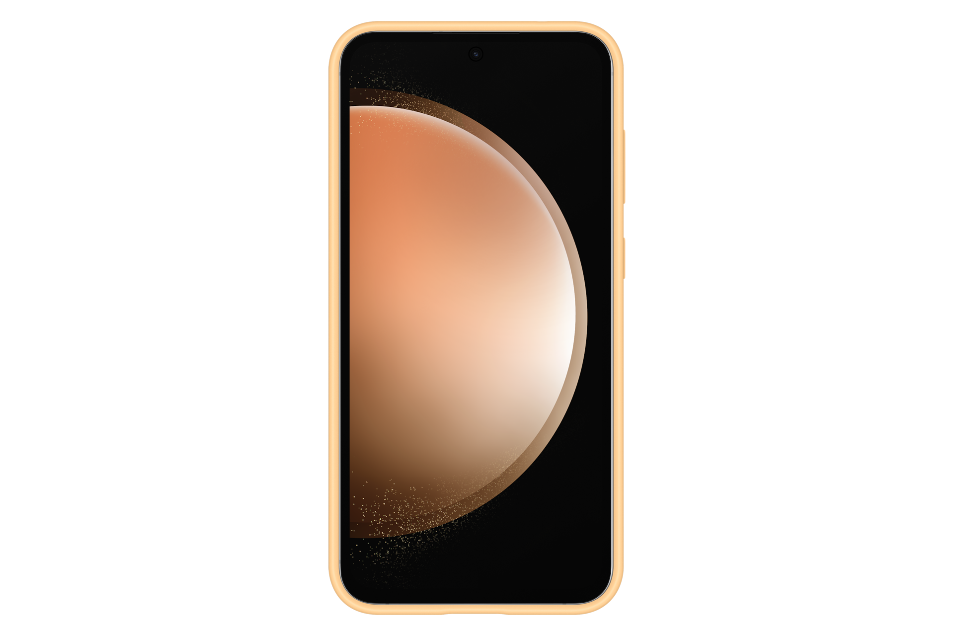 Galaxy S23 FE Silicone Case Front-2 Apricot 