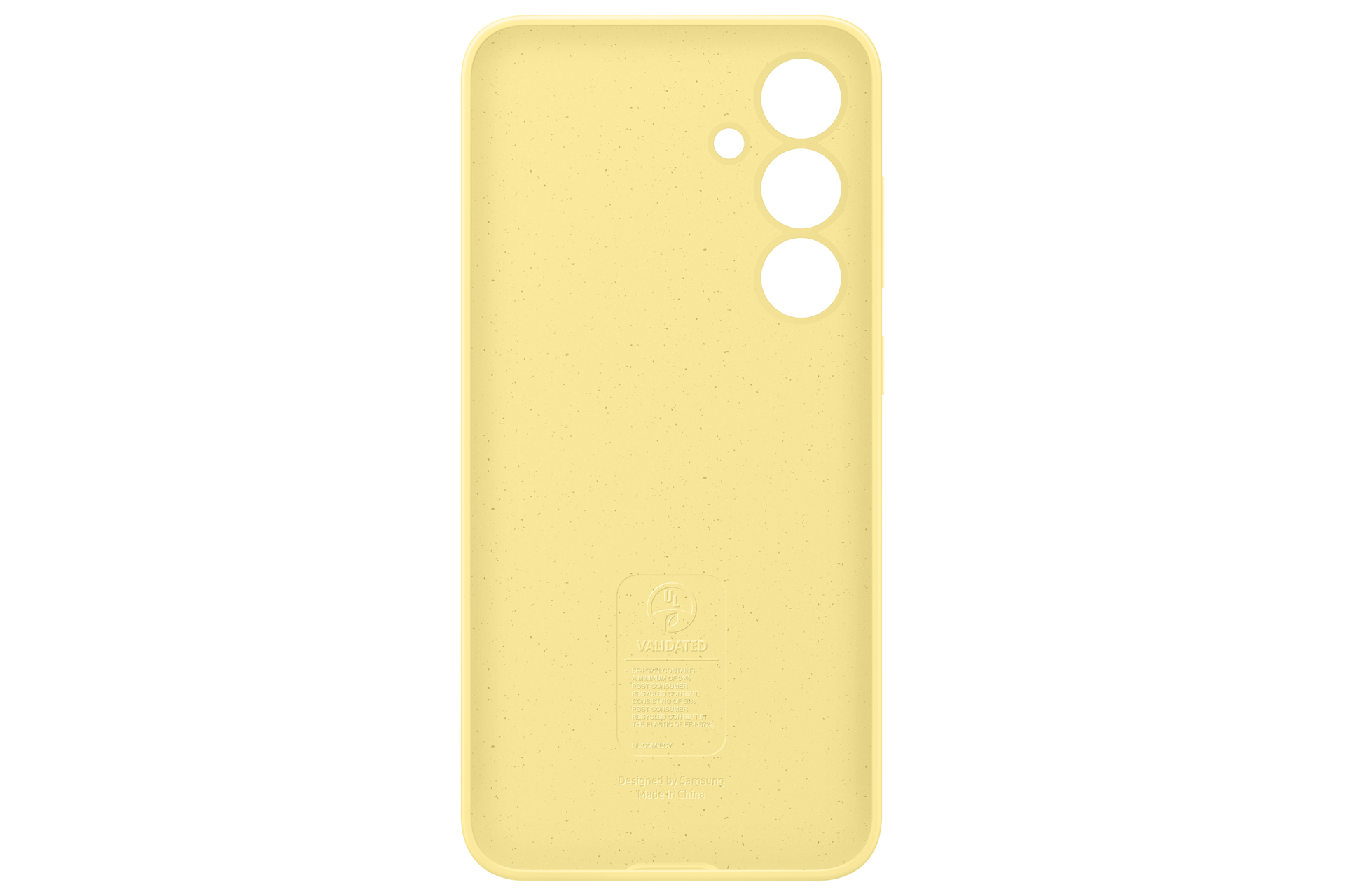 Galaxy S24 FE Silicone Case Back Yellow 