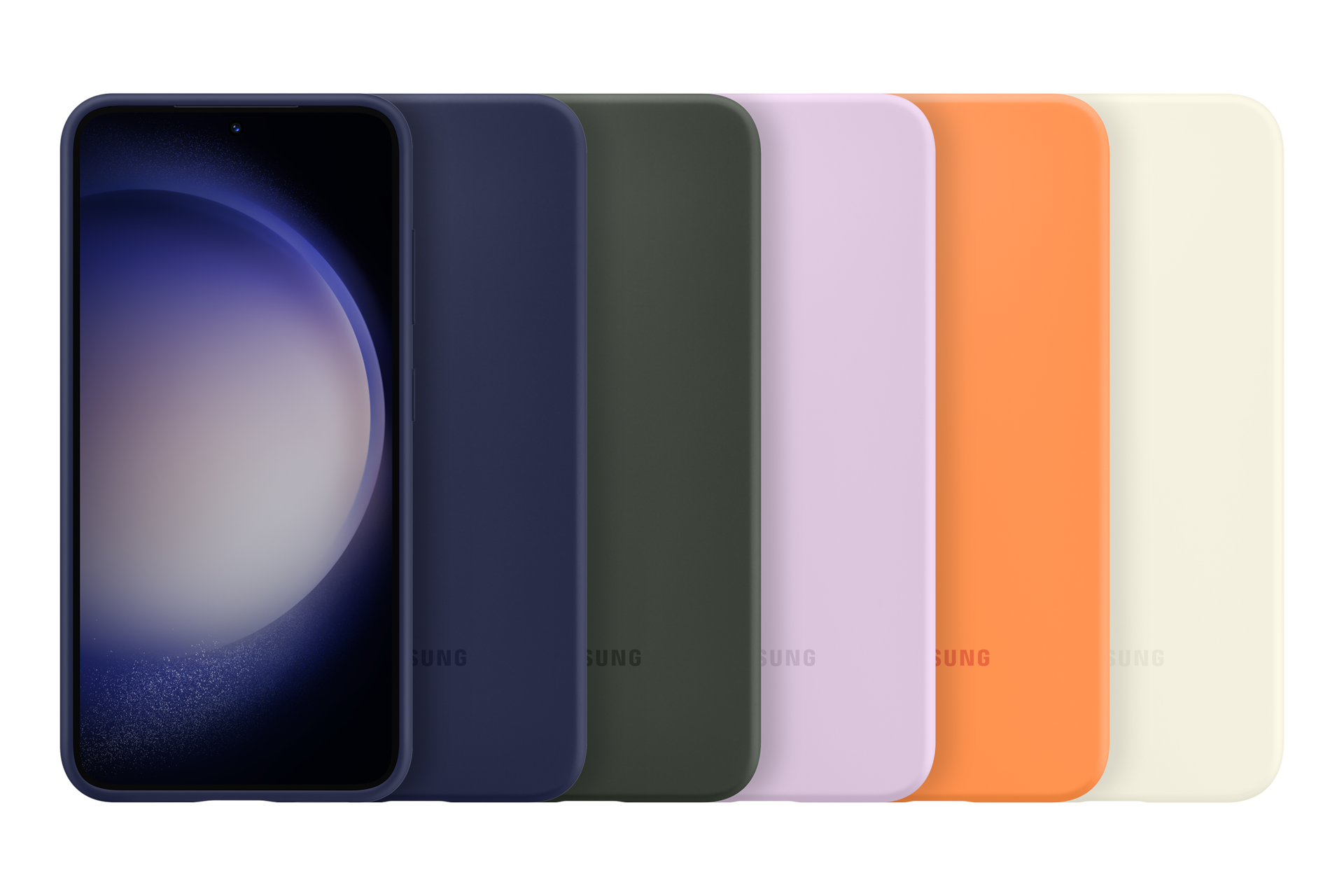 Galaxy S23 Silicone Case, Cream