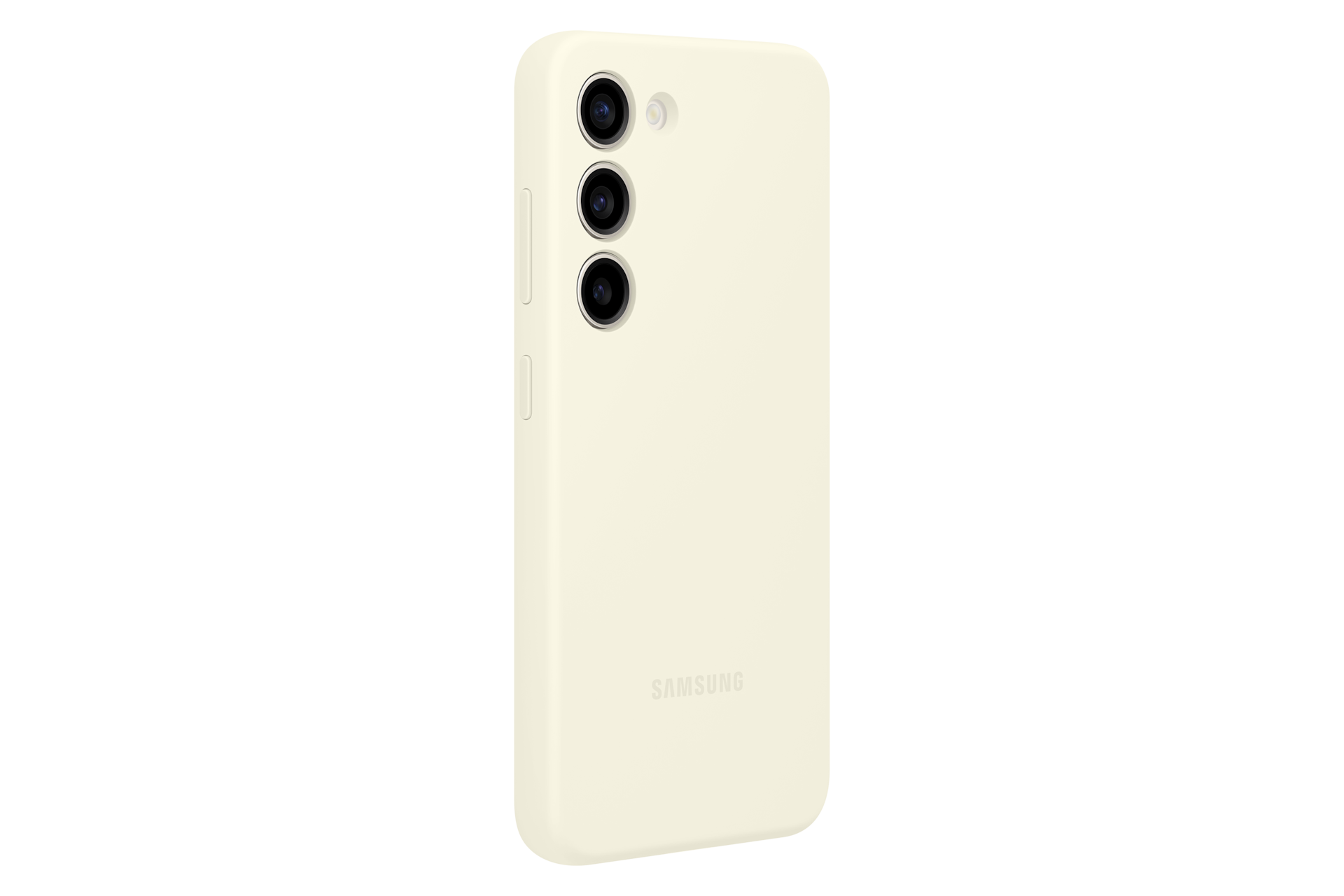Galaxy S23 Silicone Case, Cream