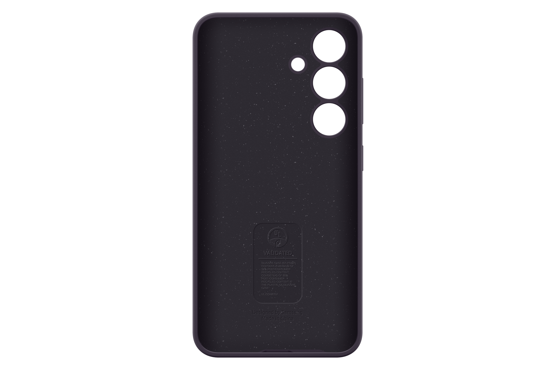 Galaxy S24 Silicone Case Back Dark Violet 