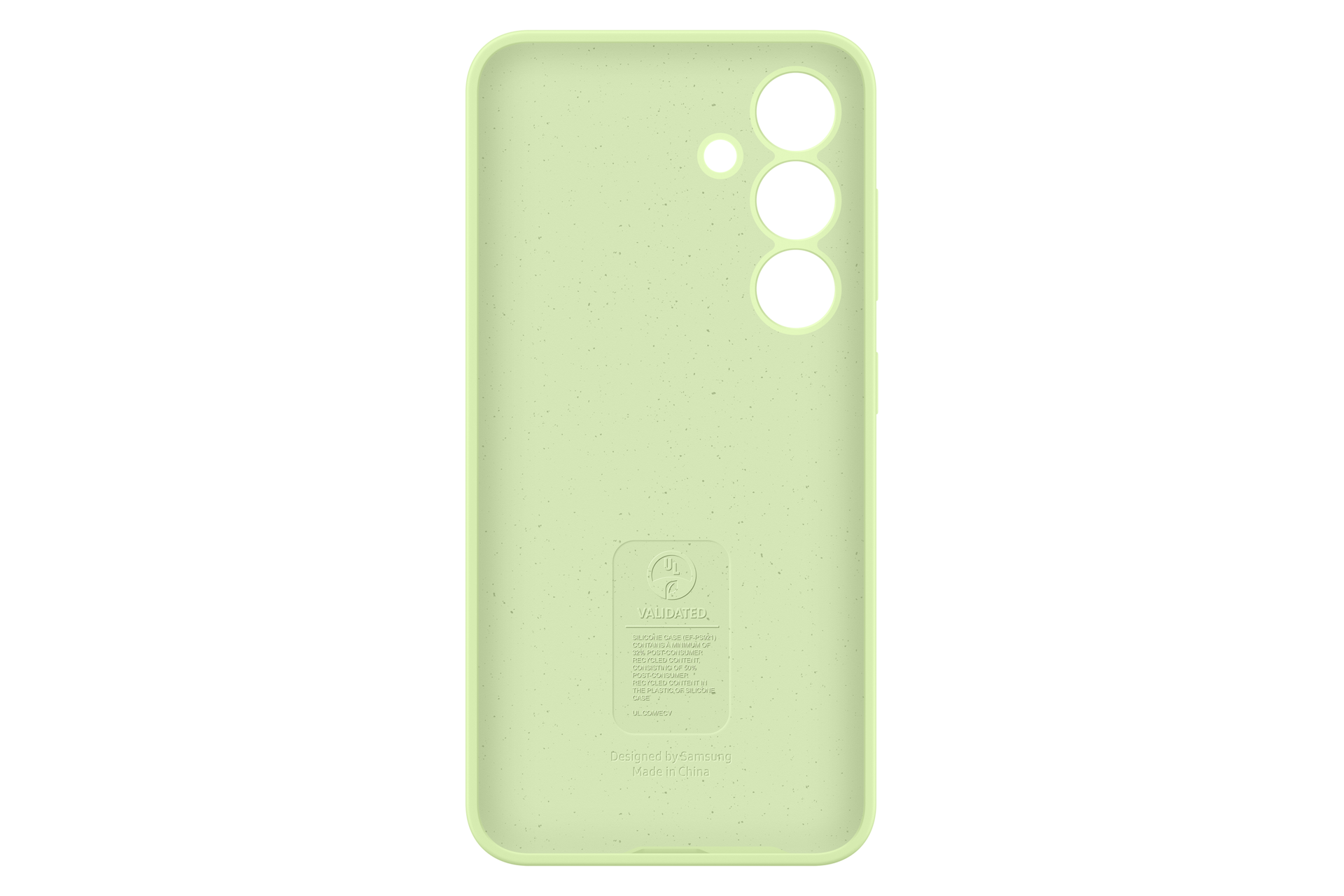 Galaxy S24 Silicone Case Back Lime 